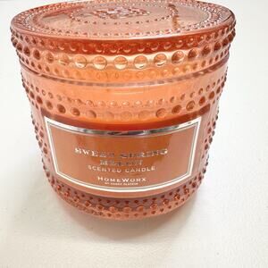 HomeWorx by Harry Slatkin SWEET SPRING MELON 4 Wick 18 Oz Candle